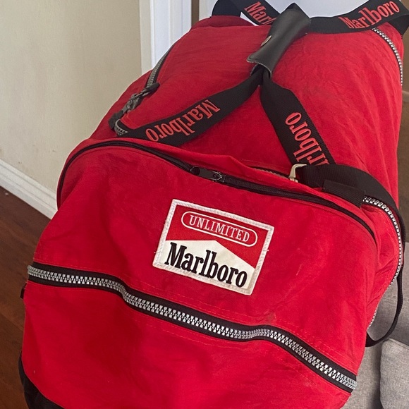 Marlboro Bags Vintage Marlboro Duffel Bag With Zip Off Backpack